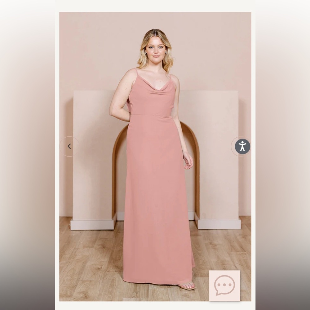 Revelry Pink Bridesmaid Dress